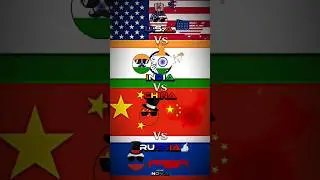 The Big 4 ultimate comparison USA 🇺🇲 Vs India 🇮🇳 Vs China 🇨🇳 Vs Russia 🇷🇺 