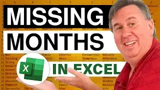 Excel - When an Excel Pivot Table is Missing Some Months for One Customer - Episode 970