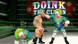 wwe doink the clown vs batista