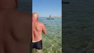 Анапа! Привет дельфин! Кристально чистое море! 😍