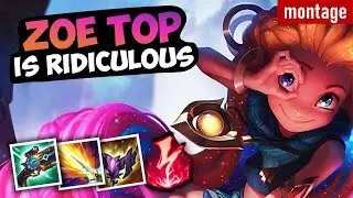 I Picked Zoe Top and the Result was Hilarious | KDA 24/6/8 - Montage