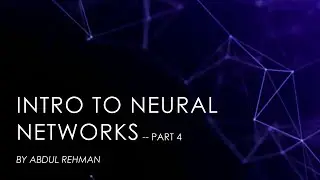 Neural Networks FROM SCRATCH | Deep Learning tutorial Part 4 #deeplearning #neuralnetworks