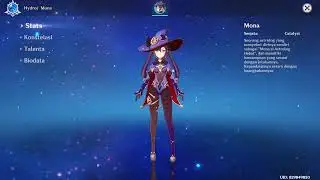 Genshin Impact - Mona Idle Animation