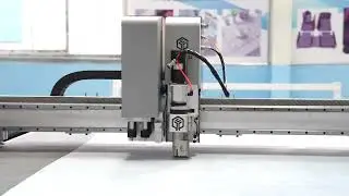 fabric cutting machine with knife