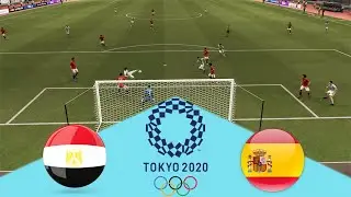 EGYPT vs SPAIN - Olympic Team Squad Full Match - OLYMPIC TOKYO 2020 - FIFA 21