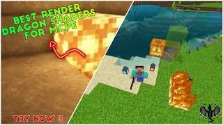 Best Render Dragon Shaders For Mcpe Works In all version 1.18.36 to 1.19 || Rtx Like Shaders For Mc
