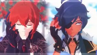 【原神 / Genshin Impact MMD】カトラリー【ディルック |Diluc】