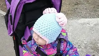Crochet hat made of plush yarn/crochet hat/crochet hat with ears/crochet hat for beginners