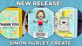 NEW Simon Hurley create. Card Making Tools, Stamps, & Stencils...