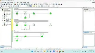 One Push Button Start/Stop Ladder Logic 