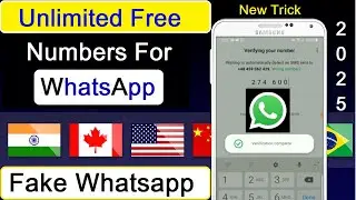 Unlimited Free Whatsapp number 2025 | Fake number se Whatsapp account kaise chalaye | Virtual Number