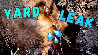 How to fix main water line to house leaking