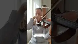 Скрипачам. Упражнение для правой руки.