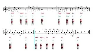 Piano Chords Play Along - City of Stars - La La Land (Sheet music - Guitar chords)
