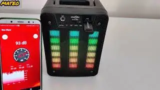 EQ LİGHT Bluetooth speaker review  - EQ LIGHT KARAOKE SPEAKER WITH MICROPHONE #mateoEQLİGHT