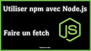 Utiliser npm avec Node.js