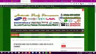 Bytwo N360 Shine Flash File Mt6580 5.1 Hang Logo Fix Lcd Fix Firmware