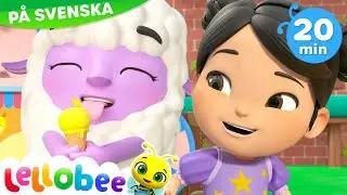 En fruktig glassång - Lellobee City Farm | Låtar och videor för barn | Moonbug Kids Svenska
