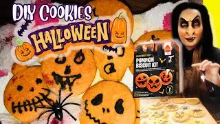 Diy Pumpkin Biscuits Halloween | กิจกรรมครอบครัวช่วงฮาโลวีน | ช่วงงดบำรุงผม
