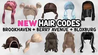 *NEW* HAIR ID CODES FOR BROOKHAVEN 🏡RP, BERRY AVENUE AND BLOXBURG  🤩✨