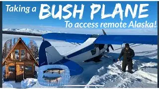 Bush plane to remote Alaska! Moose, ice fishing for large pike!  