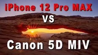 👉 iPhone 12 Pro Max vs Aparat Lustrzanka Canon 5D MIV.  -  Porównanie telefon komórkowy VS Aparat.