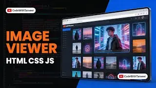 🔥 Create an Image Viewer in HTML, CSS & JavaScript | Full Frontend Project Tutorial 