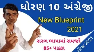 std 10 english blueprint 2021|| std 10 english new paper style 2021|| english new blueprint 2021