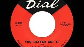 1965 HITS ARCHIVE: You Better Get It - Joe Tex