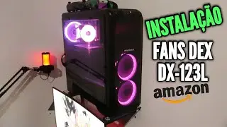 DEX 123L FANS KIT WITH RGB AND CONTROLLER INSTALLATION and THERMAL PASTE CHANGING