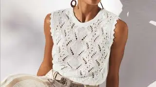 ВЯЗАНЫЕ МАЙКИ / ИДЕИ ВЯЗАНЫХ МАЕК НА ЛЕТО