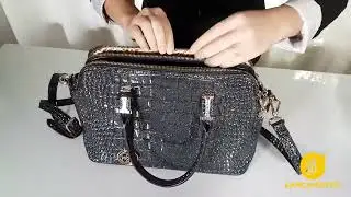 BOLSA CHENSON VERNIZ E CROCO BY CLASSEBAG
