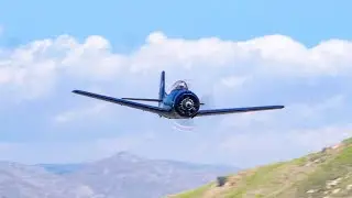T-28 Trojan Rippin' Around The Pattern!