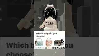 which bag are u choosing? 🎀 #roblox #fy #robux #edit #robloxshorts #robloxtrend #shorts #fyp #tiktok