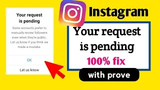 Your Request Is Pending Instagram | how to fix your request is pending problem on Instagram