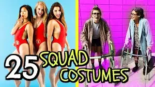 25 DIY Group Halloween Costumes! BFF, Squad, Duo & Best Friend Costume Ideas for 2017!
