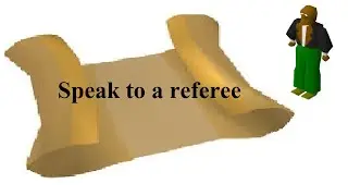 OSRS Clue | Speak to a referee | Challenge Scroll Answer | Quick