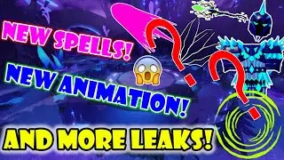 NEW SPELLS LEAKED, SPELL ANIMATION & MORE! Dungeon Quest - ROBLOX