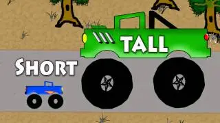 Vids4kids.tv - Short And Tall Monster Trucks