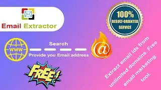 Email Extractor - Extract email ids from domain/website