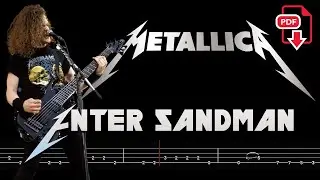 Metallica - Enter Sandman (🔴Bass Tabs | Notation) 