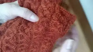 Влог/ свитер цвета коньяк/ #вязание