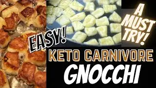 NO CARB Garlic Gnocchi - Delicious and Only 3 ingredients!!!