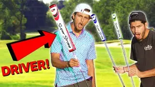 We Put PUTTER GRIPS On Every Golf Club - *INSANE RESULTS*
