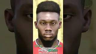 🇨🇦 ALPHONSO DAVIES - PES Evolution (20-24) #PES #efootball #efootball2024 #fc24 #davies #bayern
