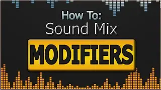 Unreal Engine How to Push Sound Mix Modifiers