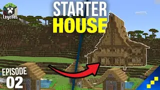 I built a STARTER HOUSE on a Hardcore SMP! [ep 2 
