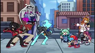 Finalmatch Live (Deathmatch Evil but Entity vs Boyfriend and Retired Hololive Members).