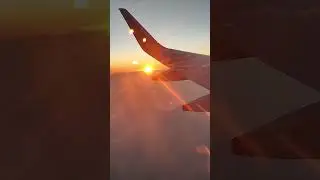 Sunrise view from Aeroplane