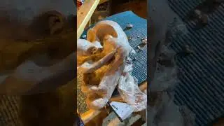 New character in sculpting for St.Patrick’s Day!! #sculpt #puppet #muppet #diu